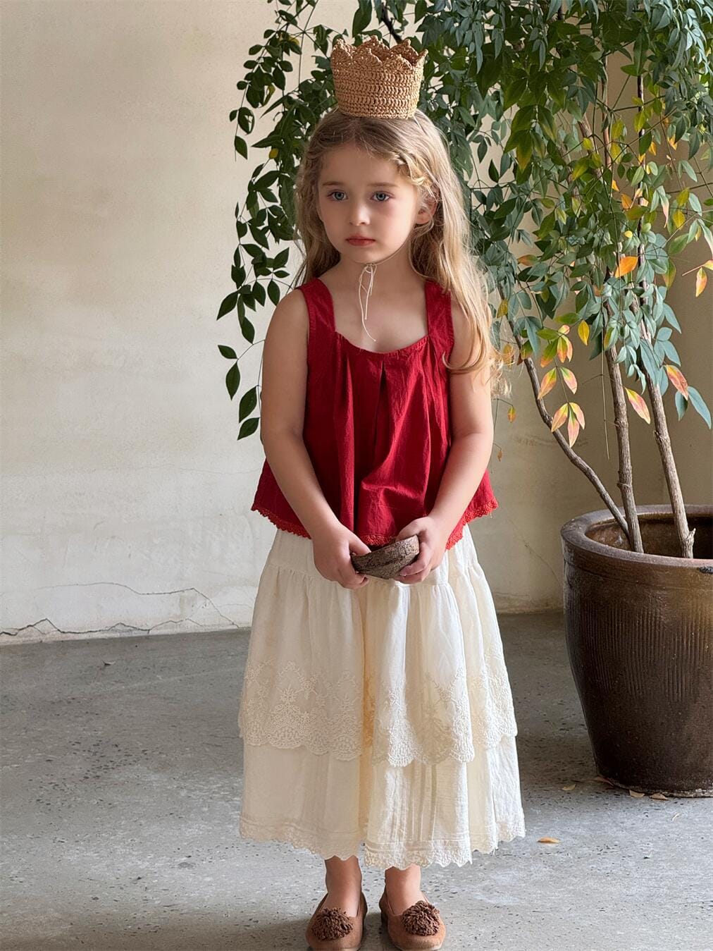 タンクトップ・キャミソール・ノースリーブトップス 裾レースタックノースリーブブラウス【mh0010234】