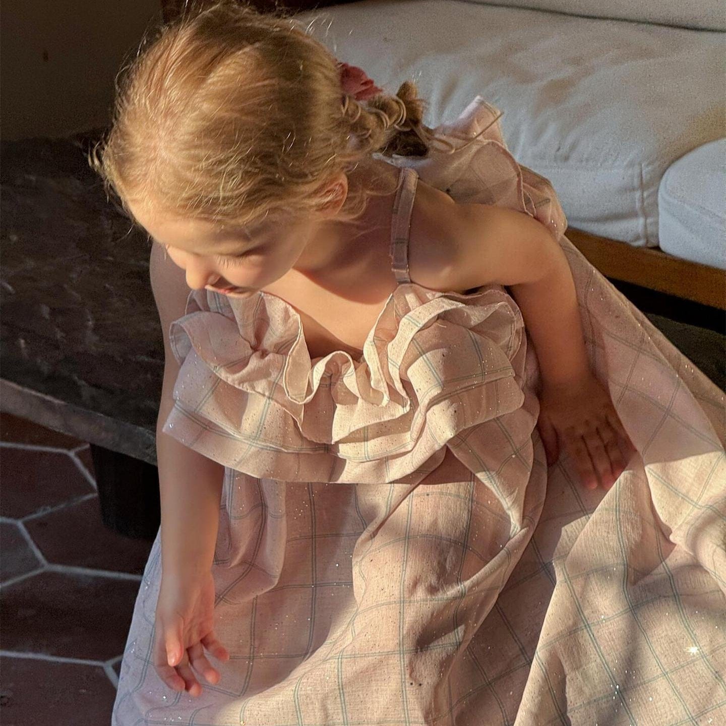 ノースリーブワンピース チェックバッドキャミソールサンドレスワンピース【mh0010236】