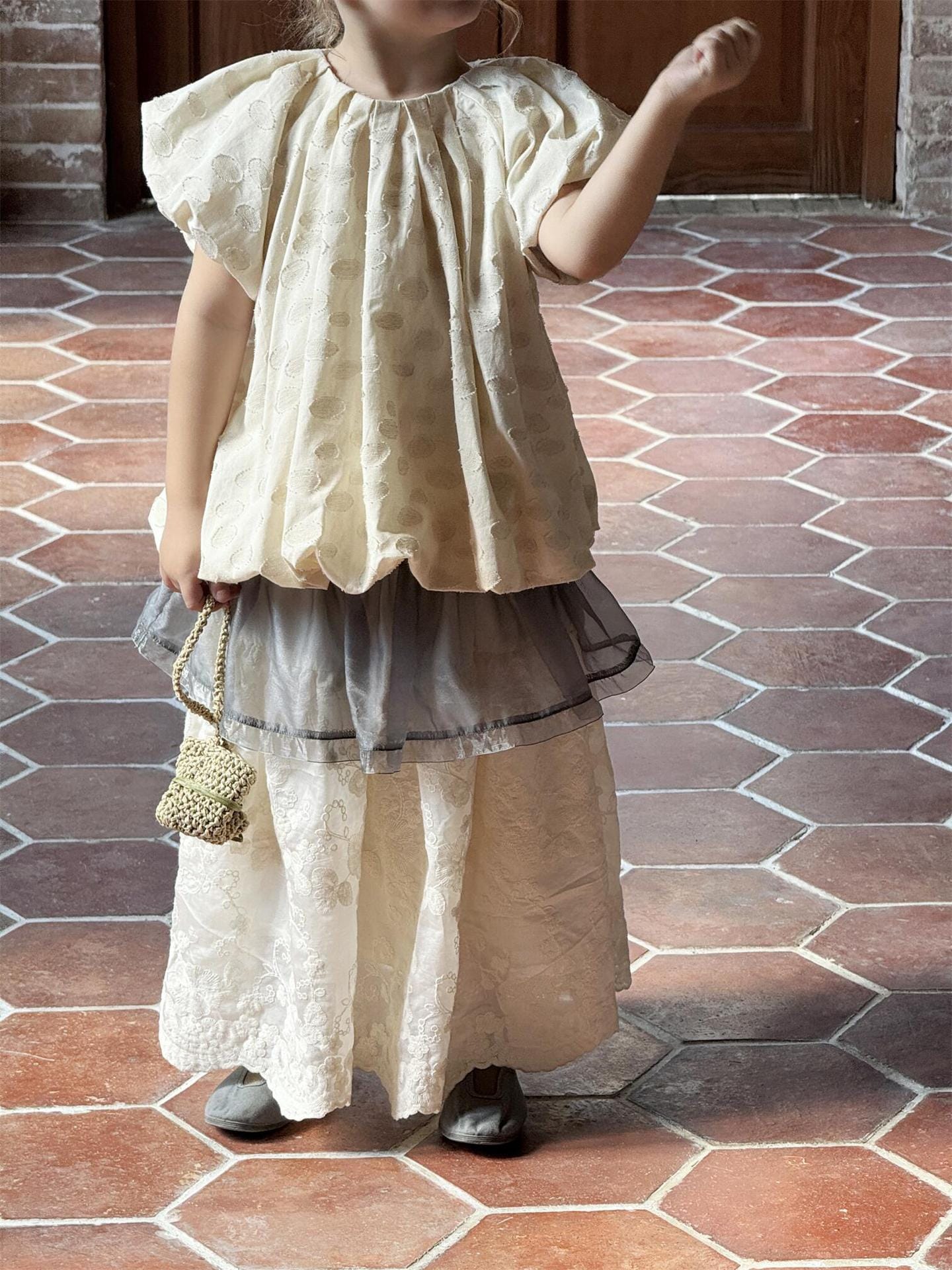 スカート 刺繍レースガーリースカート【mh0010240】