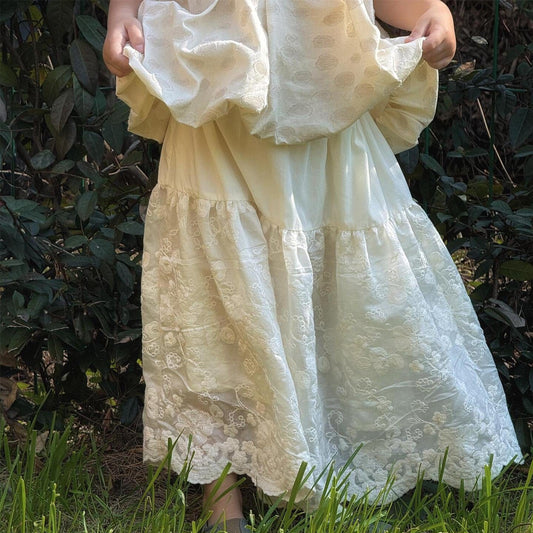 スカート 刺繍レースガーリースカート【mh0010240】