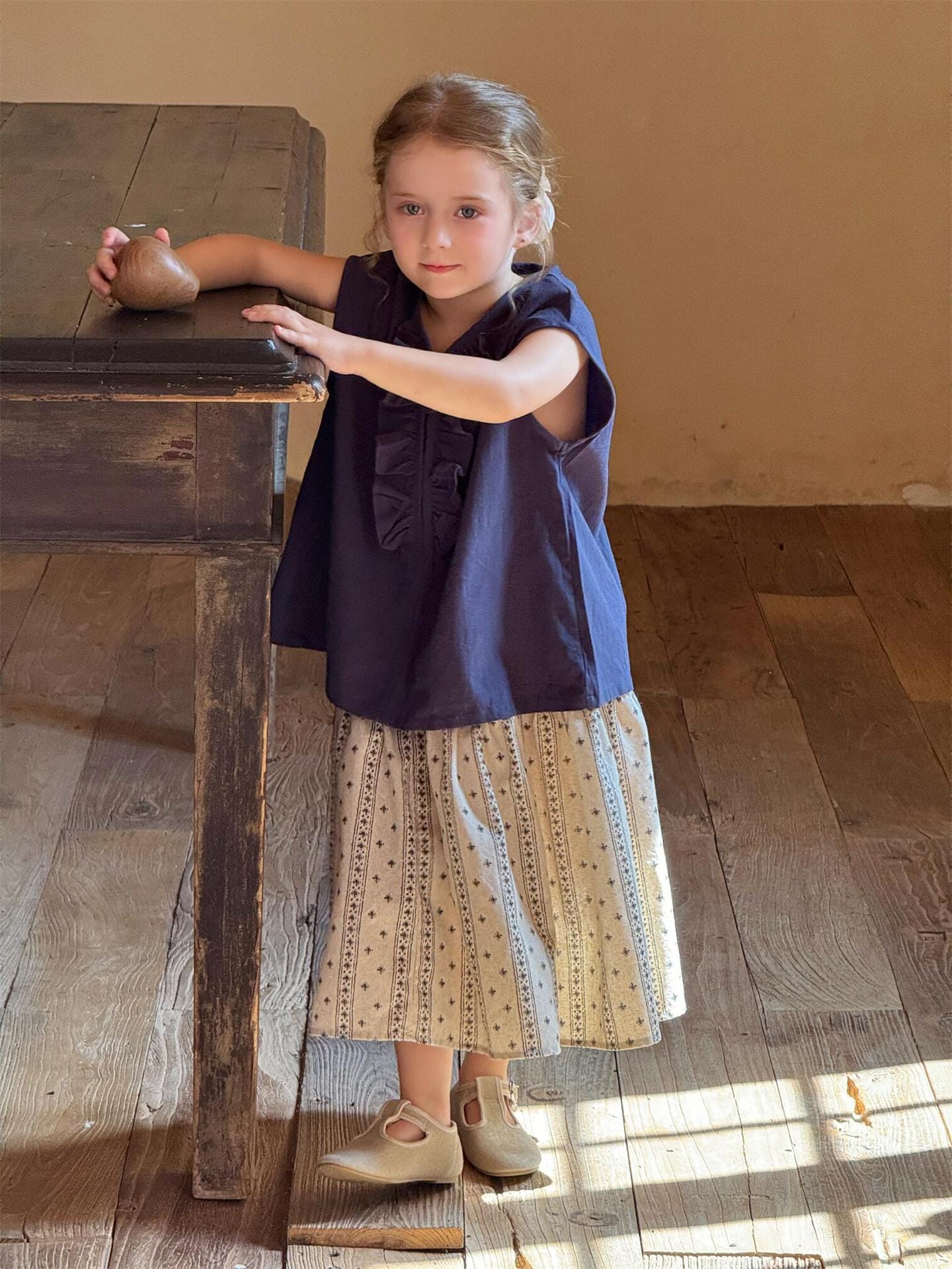 スカート プロヴァンスストライプスカート【mh0010241】