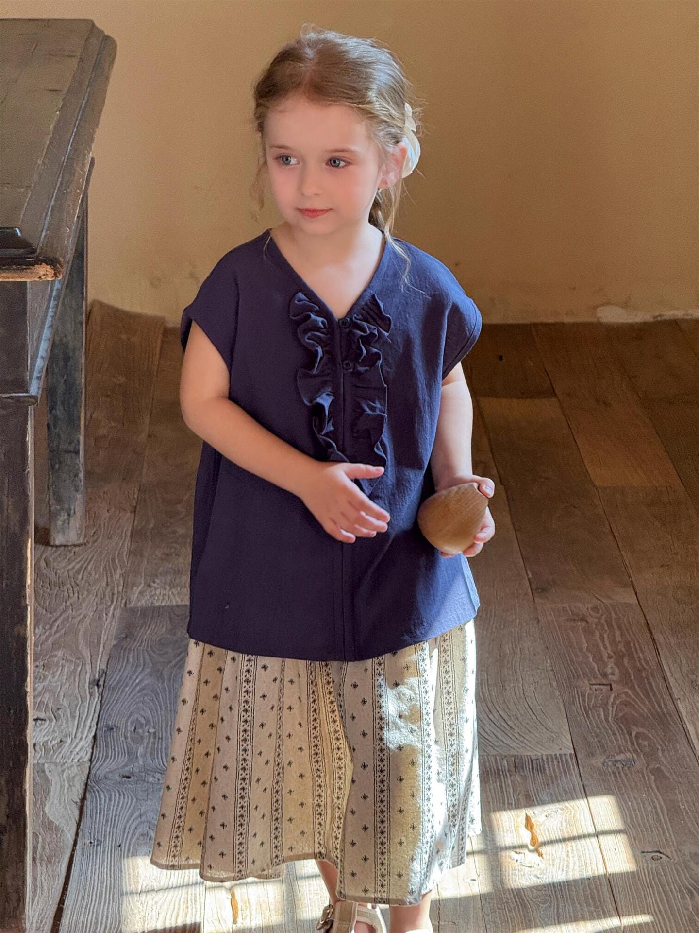 スカート プロヴァンスストライプスカート【mh0010241】