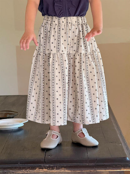 スカート プロヴァンスストライプスカート【mh0010241】