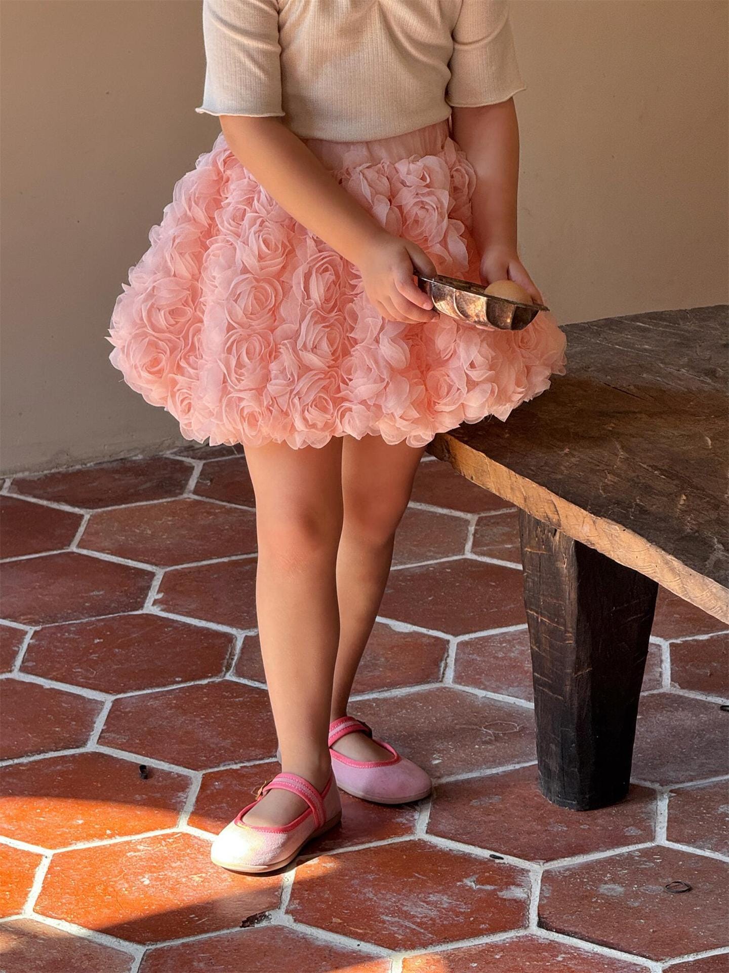 スカート ローズフラワーミニスカート【mh0010242】