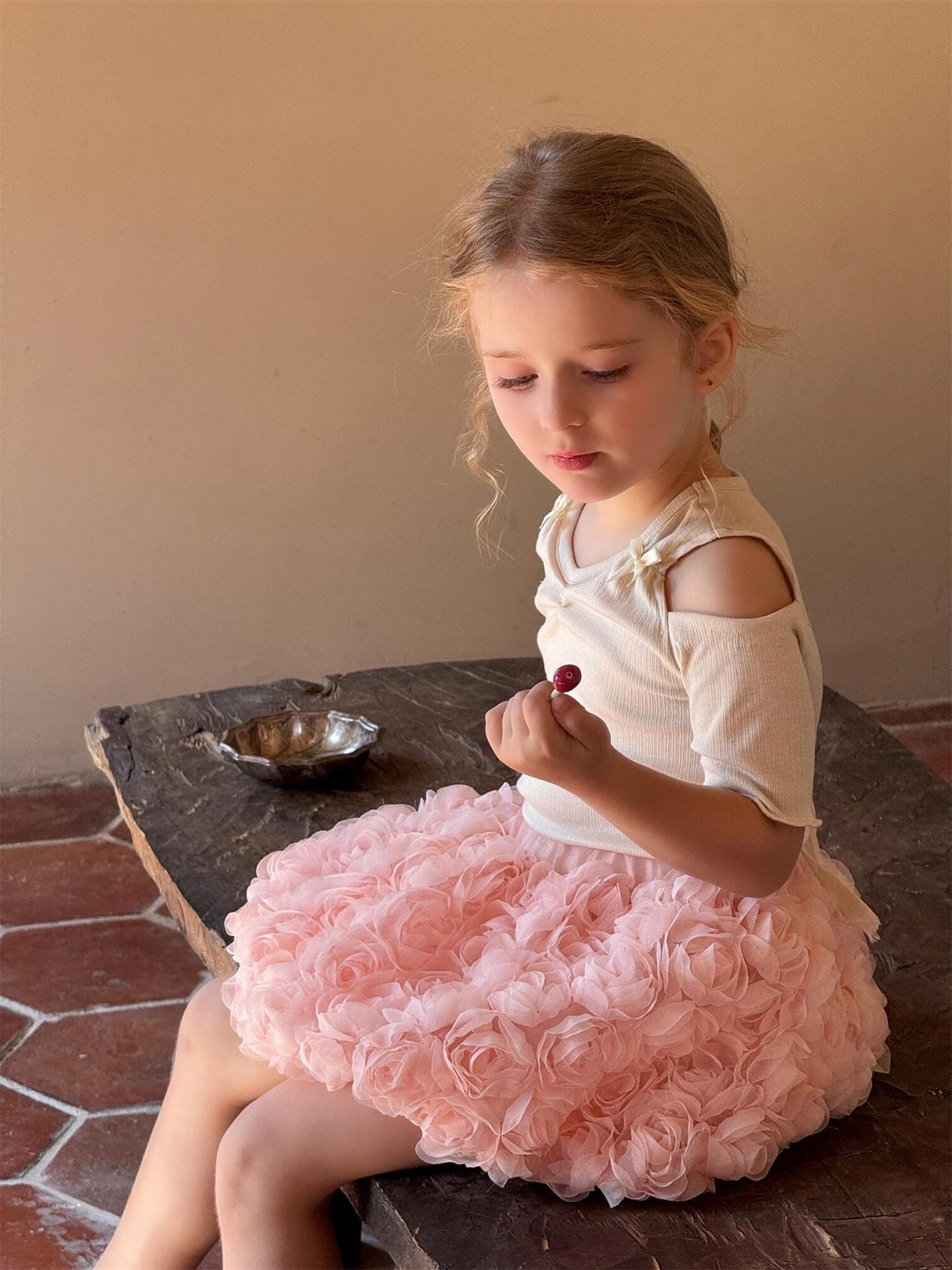 スカート ローズフラワーミニスカート【mh0010242】