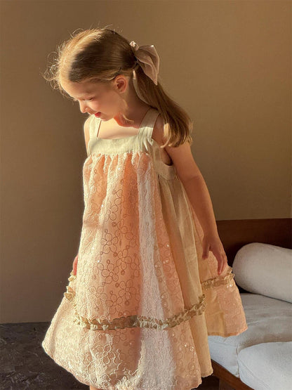 ノースリーブワンピース 刺繍レーススパンコールスクエアネックノースリーブワンピース【mh0010247】