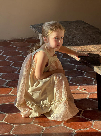 ノースリーブワンピース 刺繍レーススパンコールスクエアネックノースリーブワンピース【mh0010247】