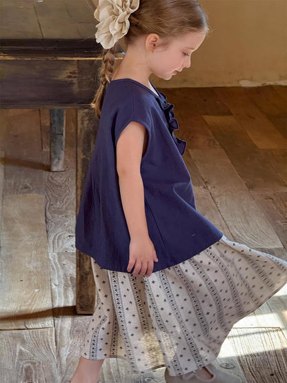 タンクトップ・キャミソール・ノースリーブトップス フロントフリルノースリーブブラウス【mh0010254】