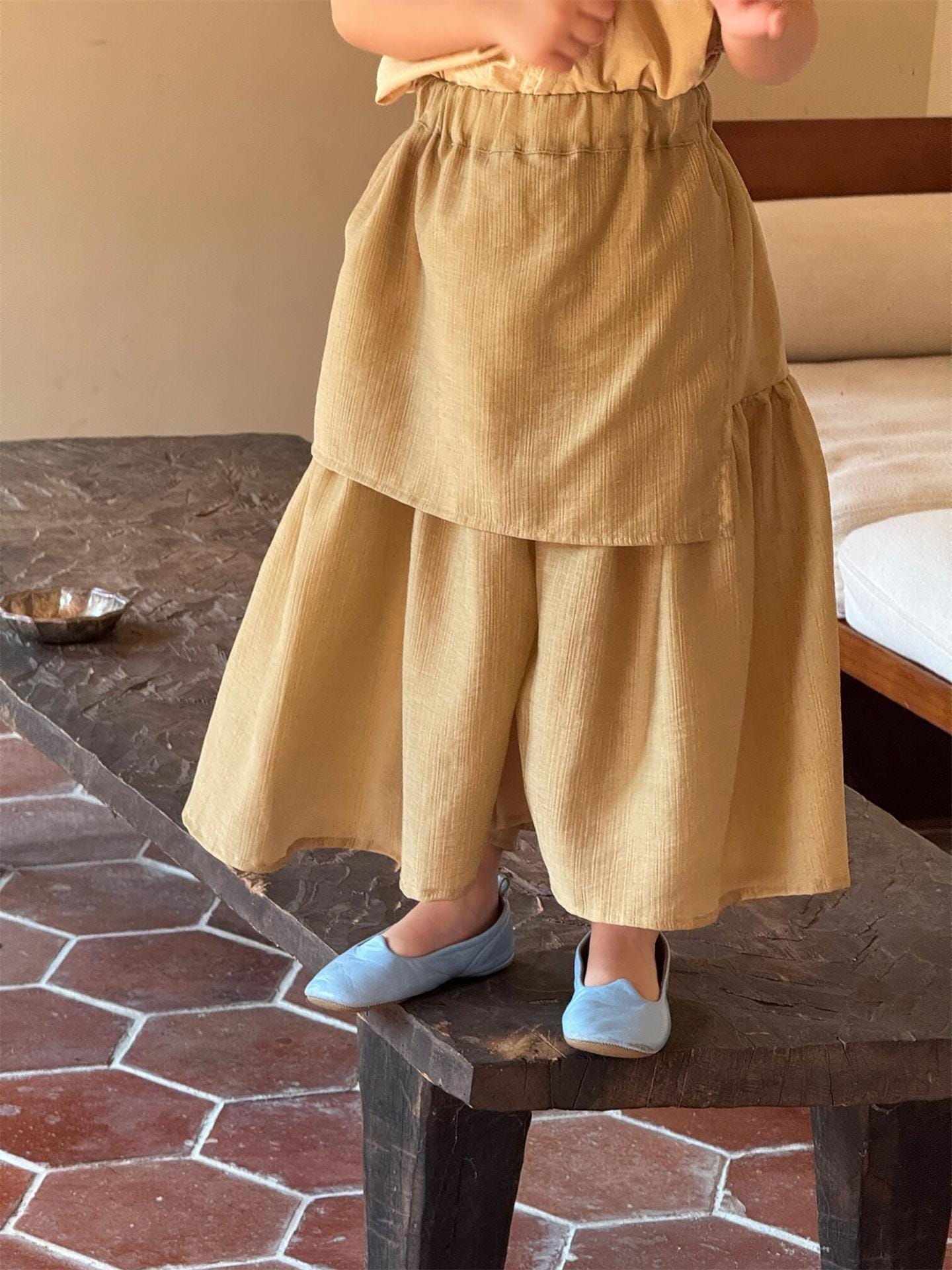 ロングパンツ・スウェットパンツ エプロンドッキングワイドフレアパンツ【mh0010266】