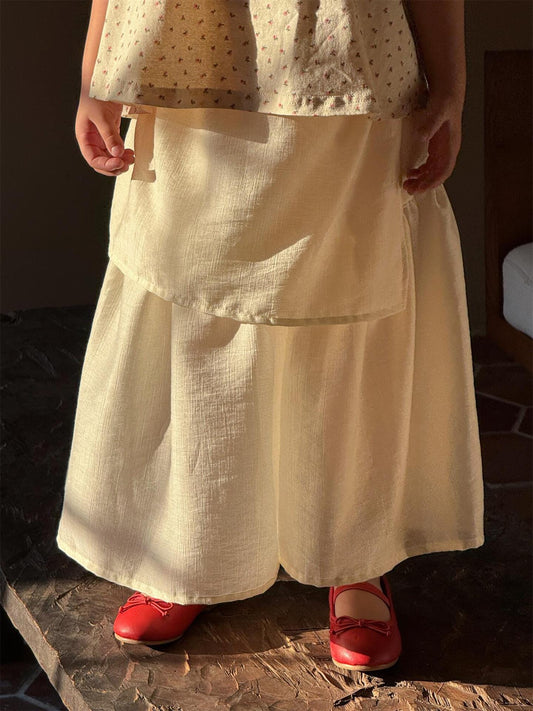 ロングパンツ・スウェットパンツ エプロンドッキングワイドフレアパンツ【mh0010266】