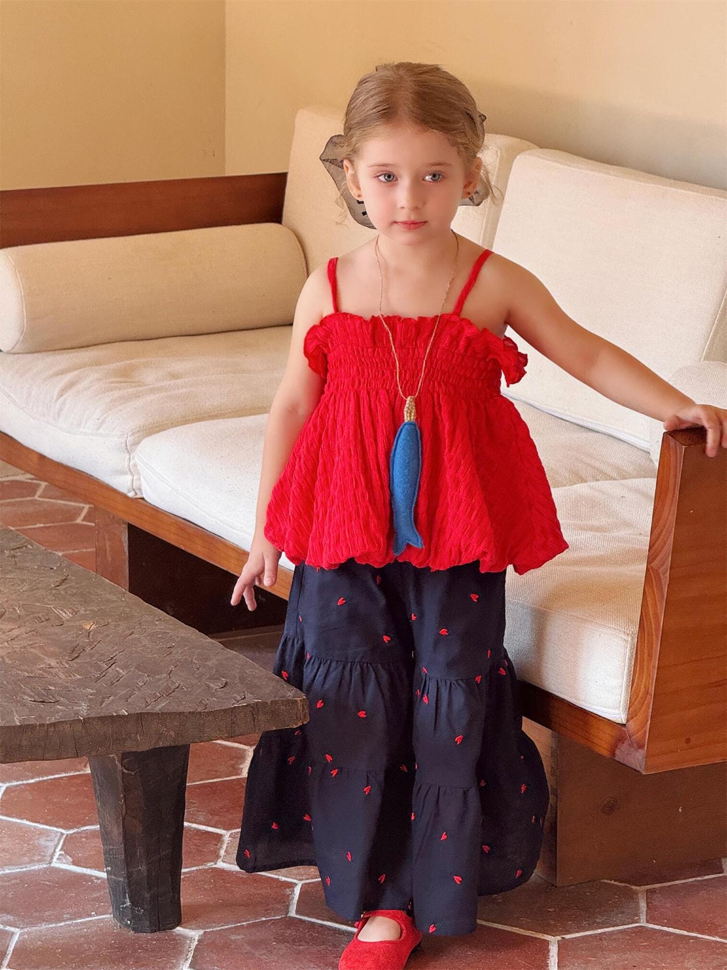 タンクトップ・キャミソール・ノースリーブトップス シャーリングキャミソールバルーントップス【mh0010268】