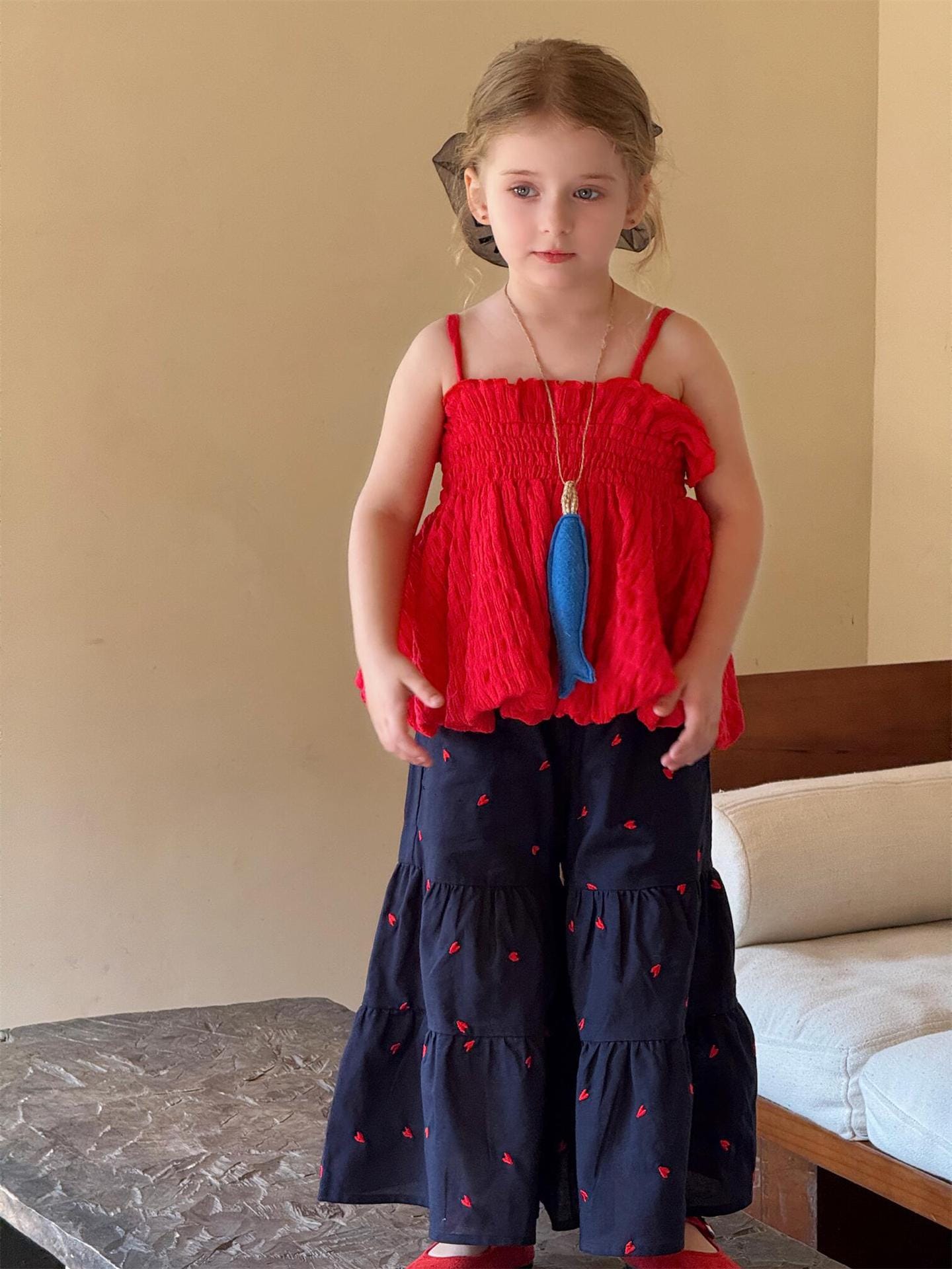 タンクトップ・キャミソール・ノースリーブトップス シャーリングキャミソールバルーントップス【mh0010268】