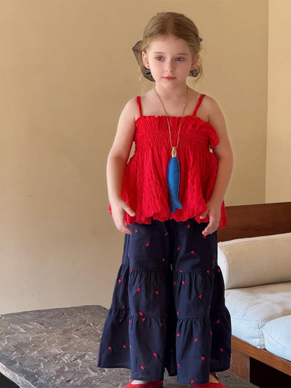 タンクトップ・キャミソール・ノースリーブトップス シャーリングキャミソールバルーントップス【mh0010268】