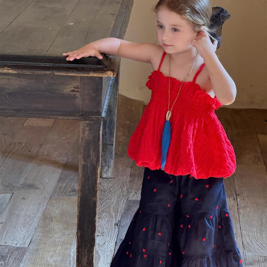 タンクトップ・キャミソール・ノースリーブトップス シャーリングキャミソールバルーントップス【mh0010268】