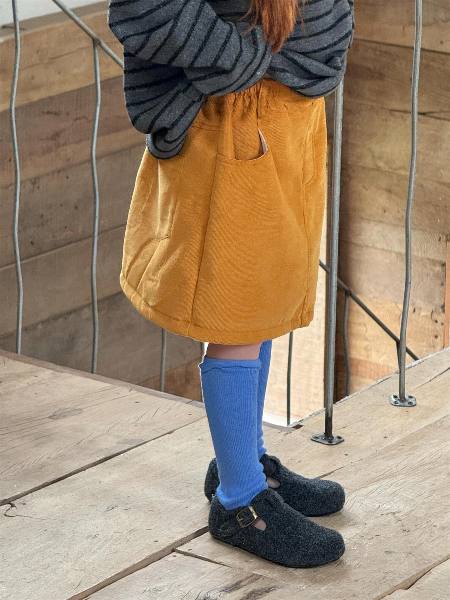 スカート タイトスカート コーデュロイ 裏起毛 ポケット付き【mh0011736】