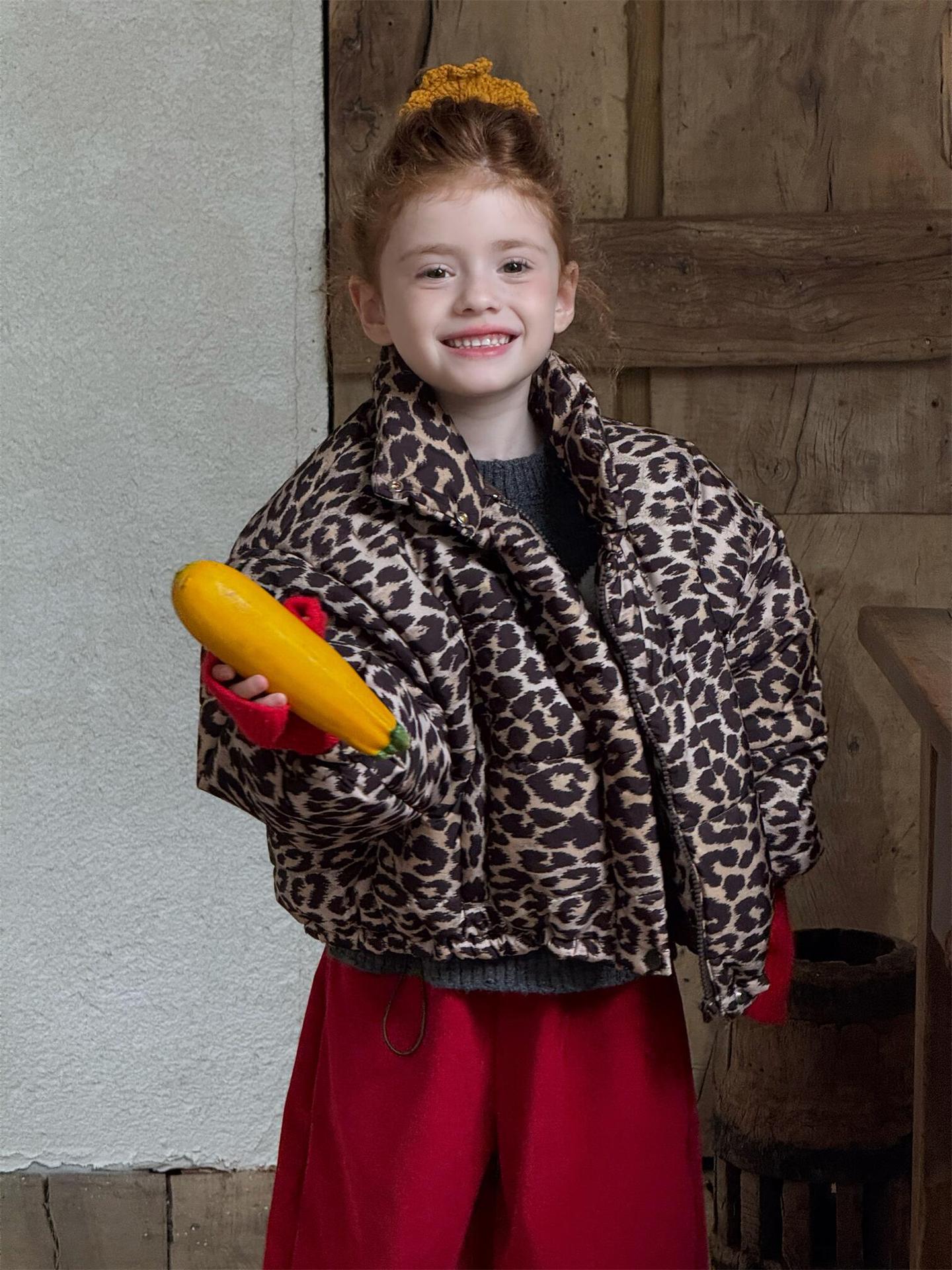 Leopard print blouson, buffer jacket, short coat [mh0011739