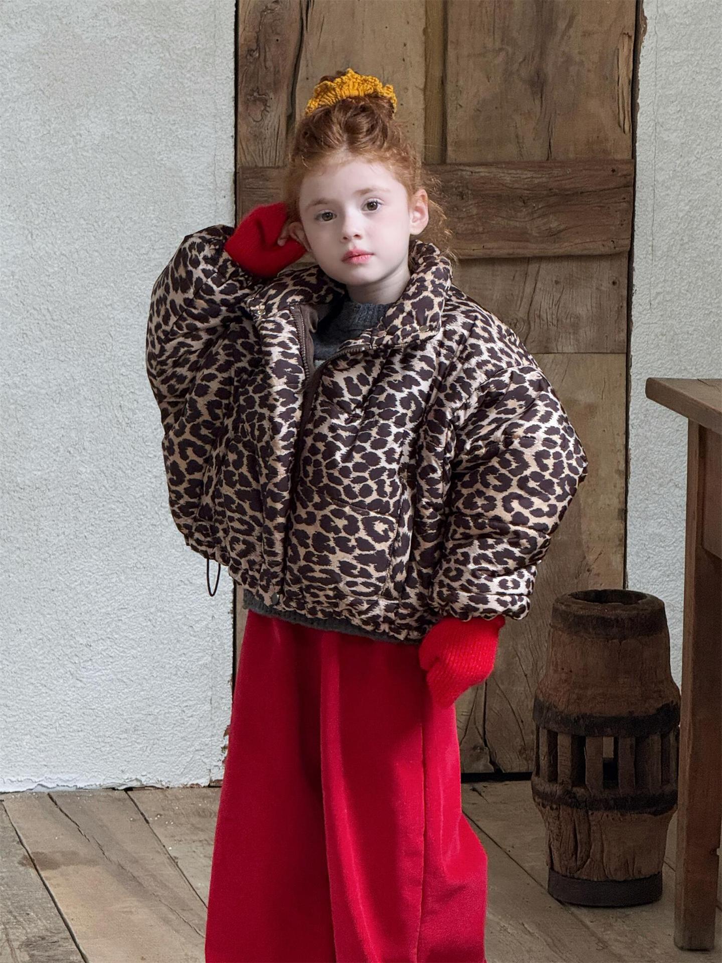 Leopard print blouson, buffer jacket, short coat [mh0011739