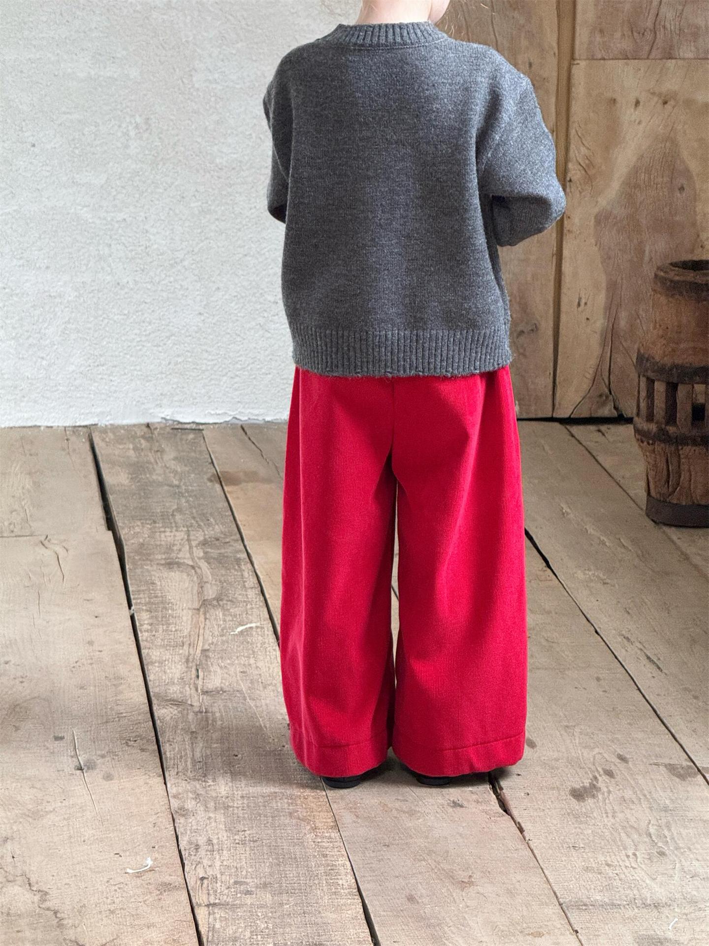 ニット・セーター 長袖ニットセーター ビッグアイ もこもこ目玉 プルオーバー 丸首 ゆる可愛【mh0011740】