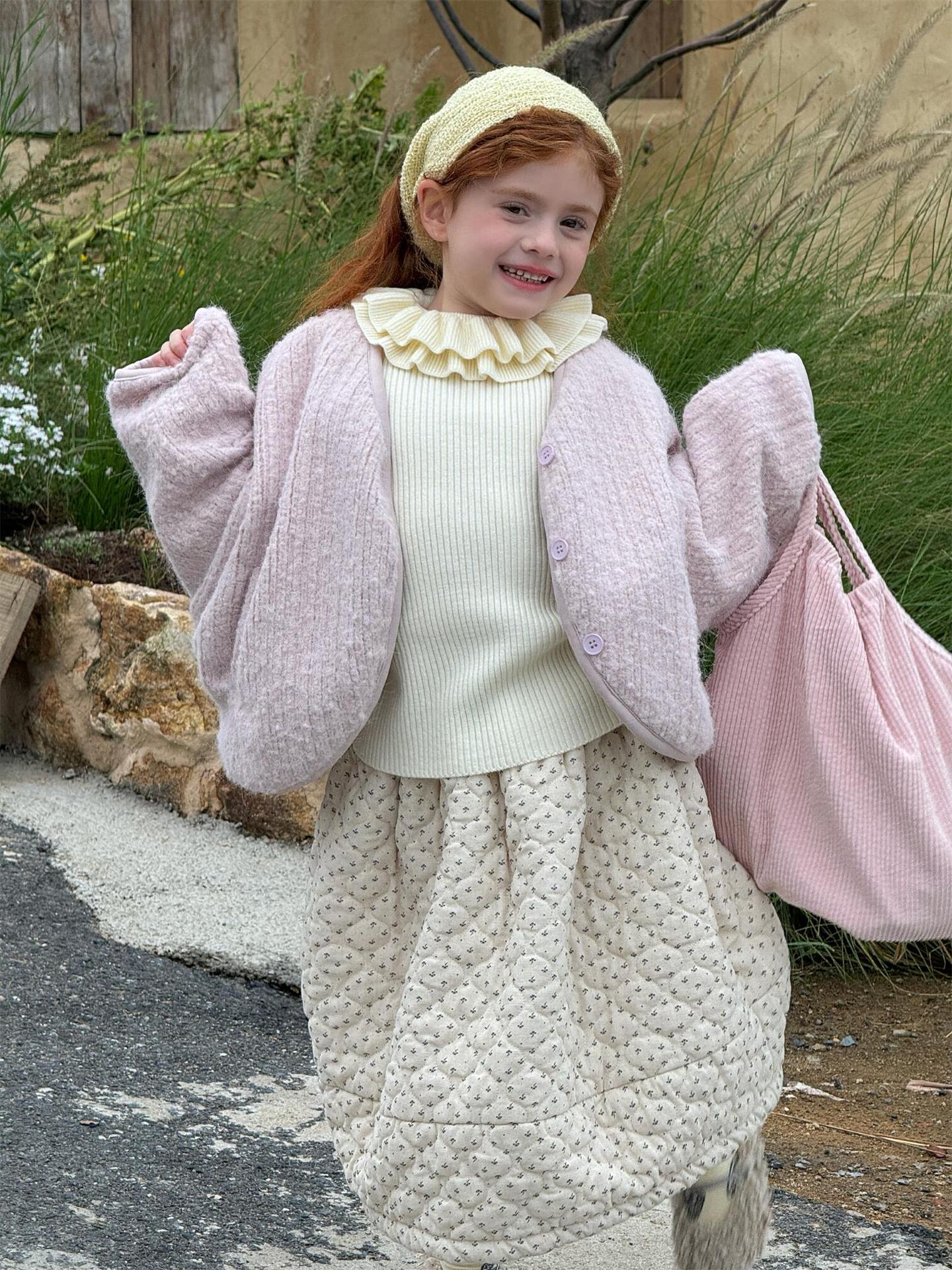 スカート キルティングスカート 厚手 キルト ミモレ丈 無地 花柄【mh0011750】