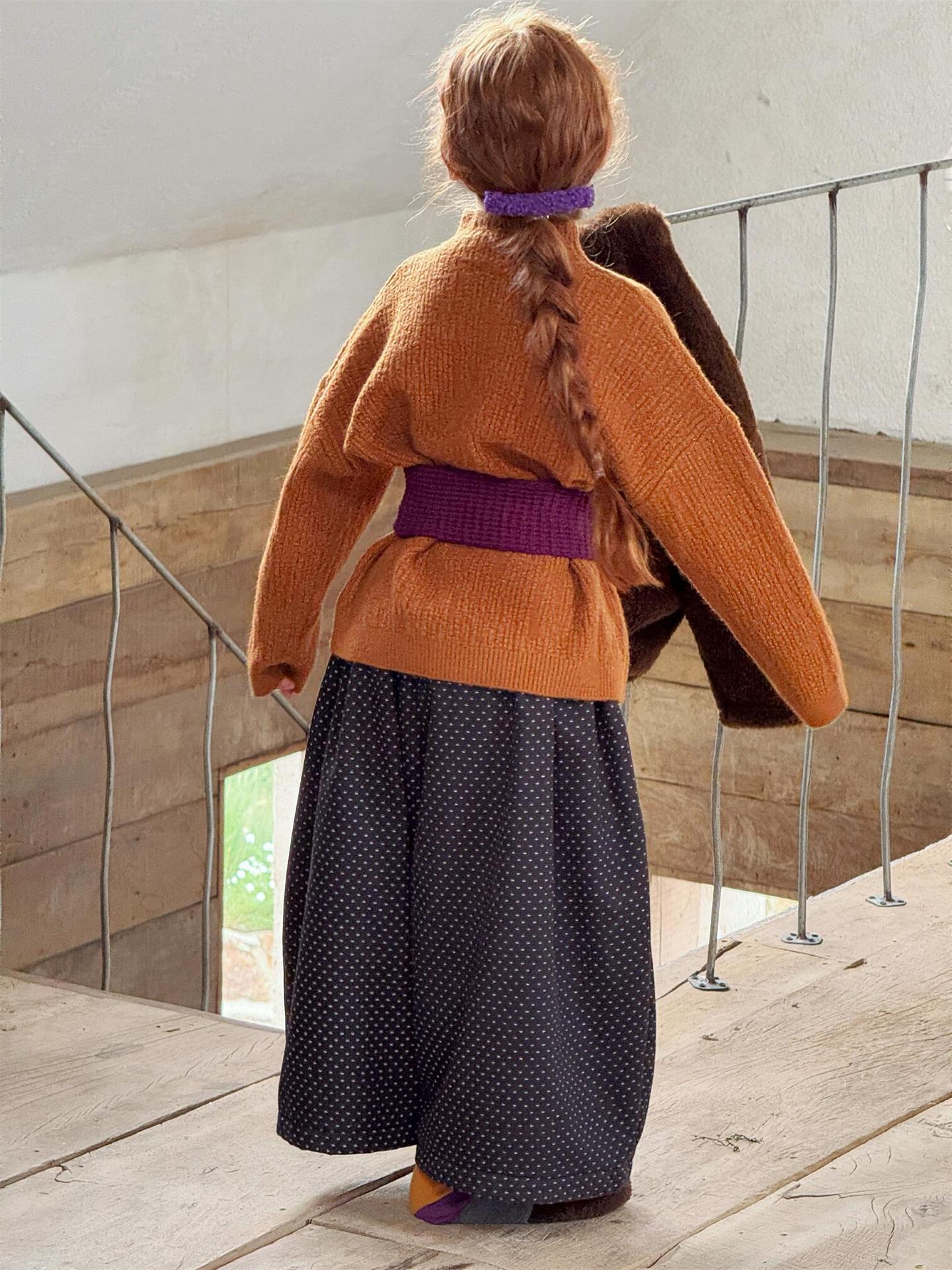 ロングパンツ・スウェットパンツ ロングパンツ 水玉ドットプリント ワイドルーズパンツ【mh0011759】