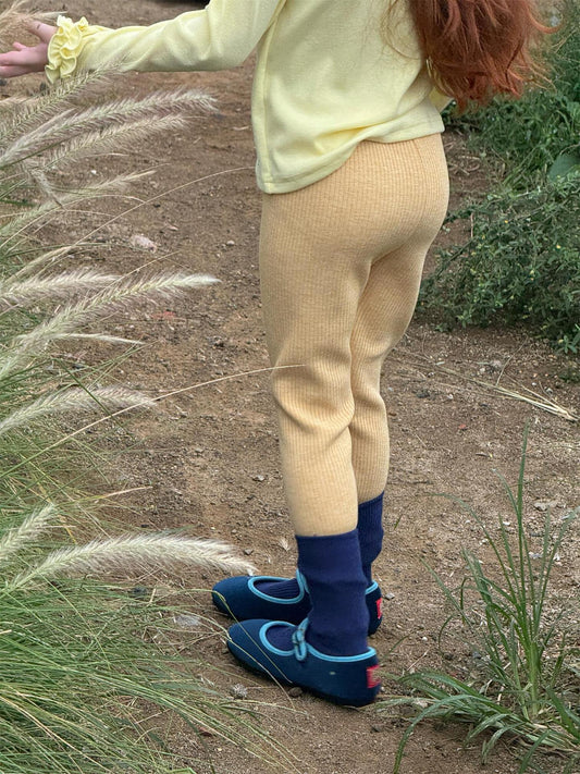 レギンスパンツ リブレギンスパンツ 厚手 シンプル ベーシック【mh0011760】