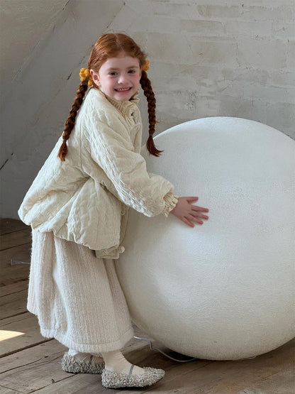 ショートコート・ジャケット・ジャンパー ジャケットコート 刺繍エンボス ガーリーアウター【mh0011764】