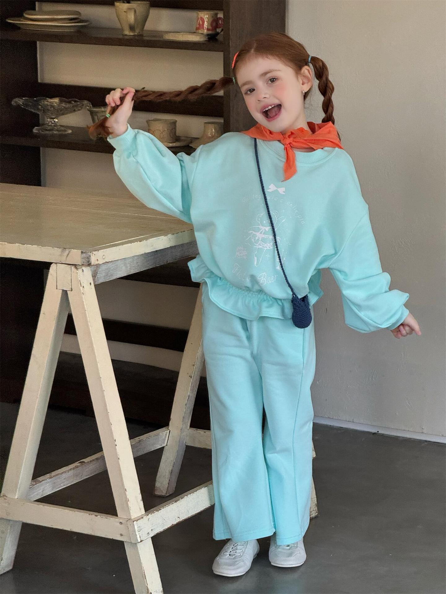 長袖セットアップ Print Finishing Sweatshirt Set プリント スウェット セットアップ【mh0012226】