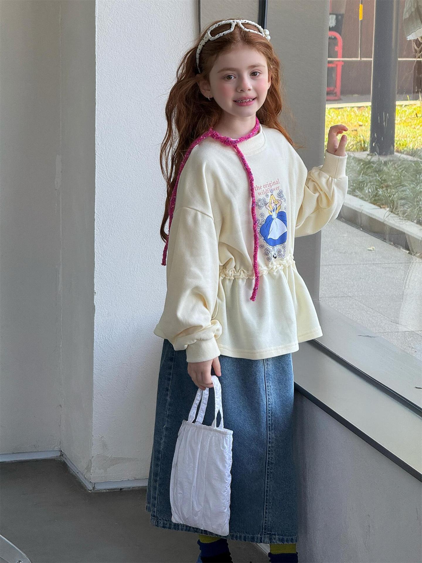 スカート Retro Casual Denim Skirt レトロ デニムスカート【mh0012216】
