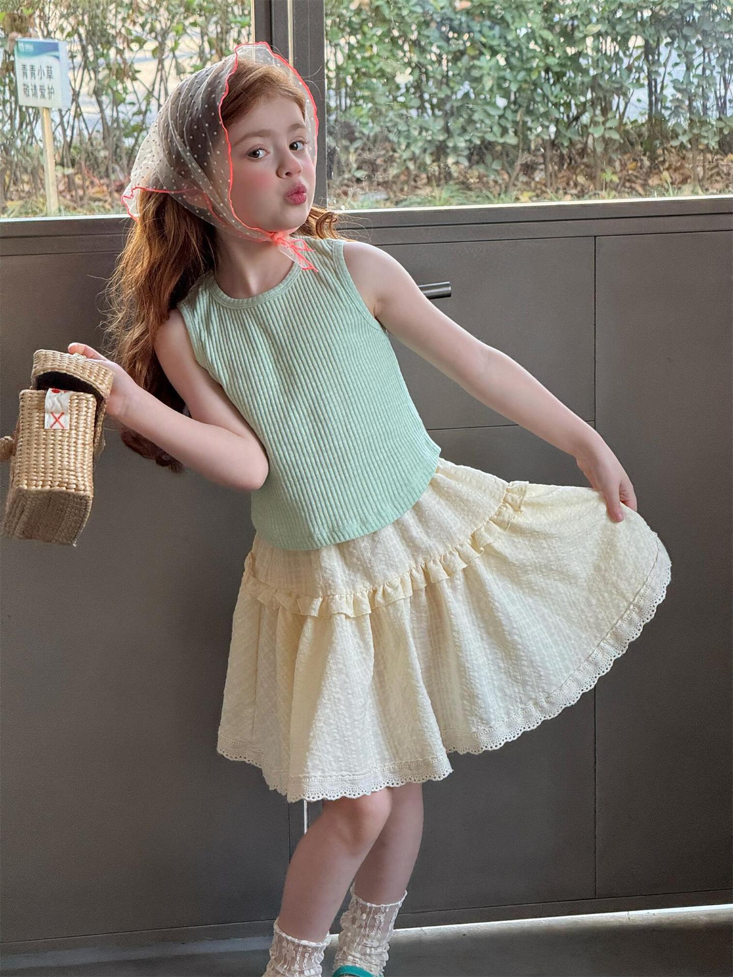 タンクトップ・キャミソール・ノースリーブトップス Simple Solid Sleeveless Base Top シンプル ノースリーブ トップス【mh0012219】
