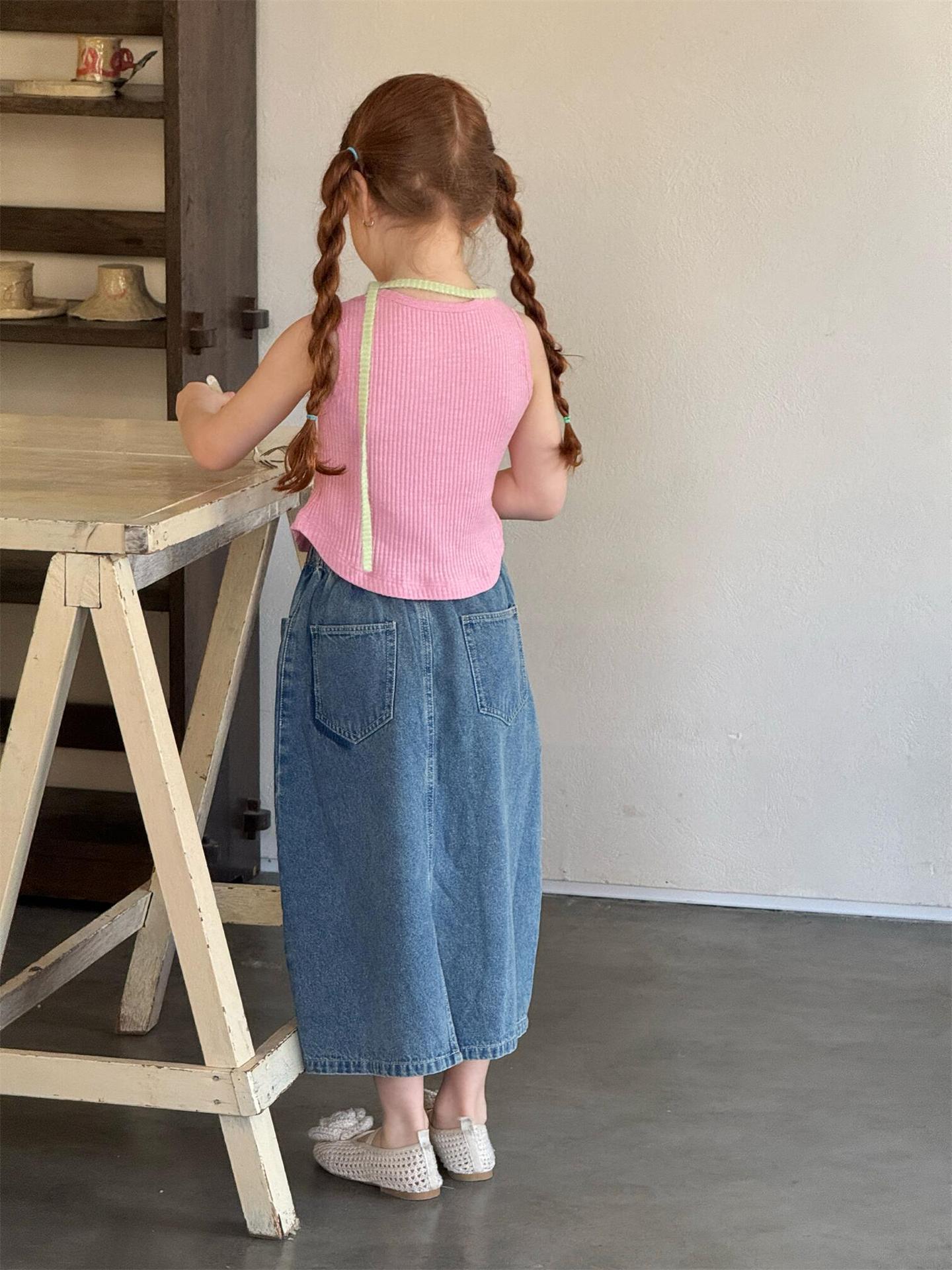 タンクトップ・キャミソール・ノースリーブトップス Simple Solid Sleeveless Base Top シンプル ノースリーブ トップス【mh0012219】