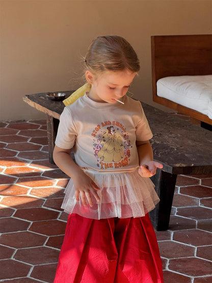 半袖Tシャツ プリンセスプリント半袖Tシャツ【mh0010238】