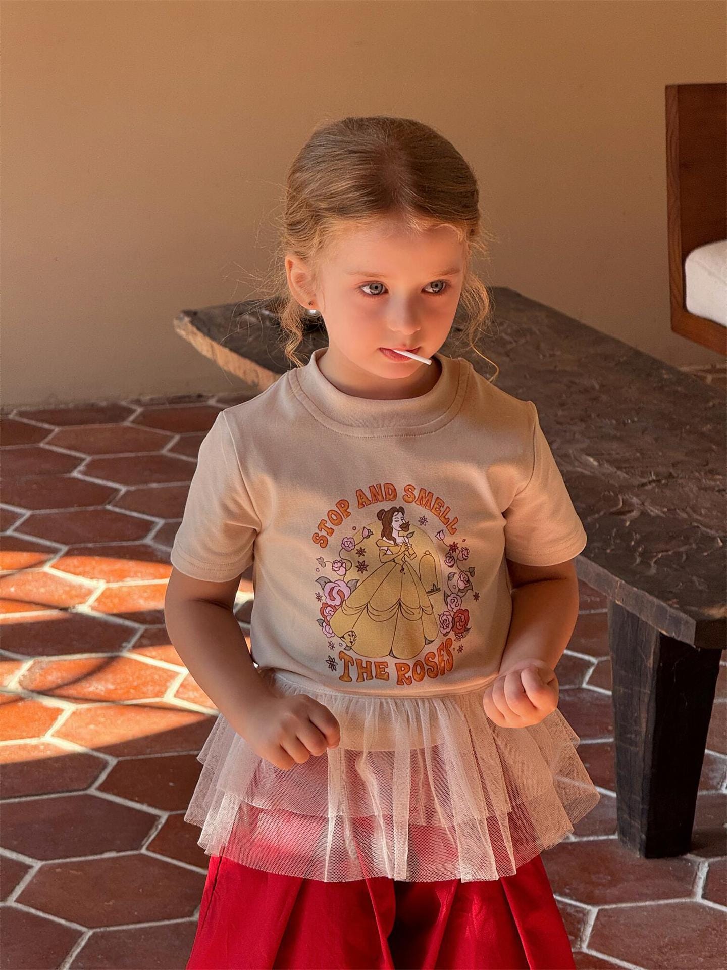 半袖Tシャツ プリンセスプリント半袖Tシャツ【mh0010238】