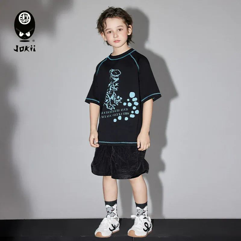 半袖セットアップ Dinosaur Fossil 2-piece Set【mh0009520】