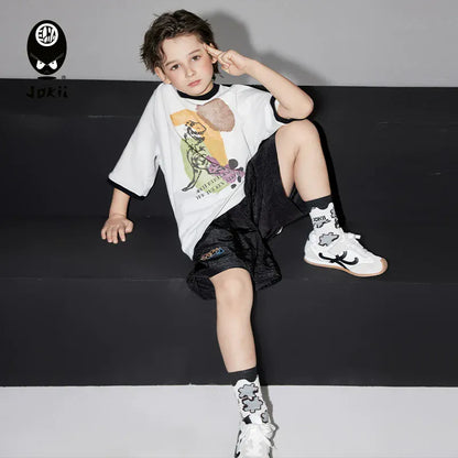 半袖セットアップ Dinosaur Fossil Set T-shirts and shorts【mh0009521】