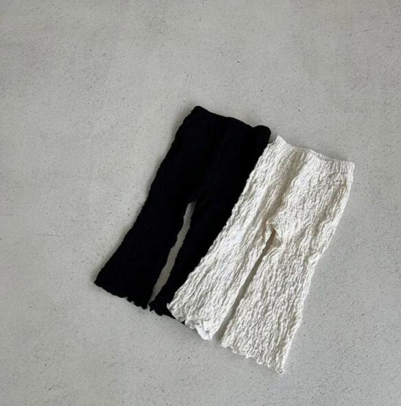 Kids Pleated Knit Pants キッズ プリーツニットパンツ【mh0004903】 DBKids ロングパンツ・スウェットパンツ