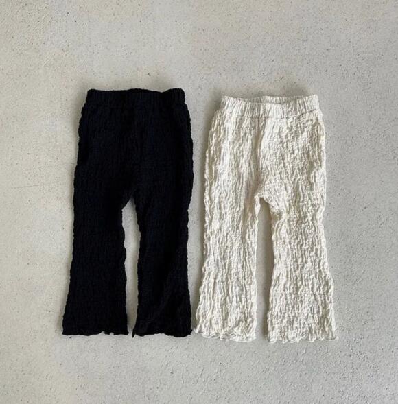 Kids Pleated Knit Pants キッズ プリーツニットパンツ【mh0004903】 DBKids ロングパンツ・スウェットパンツ