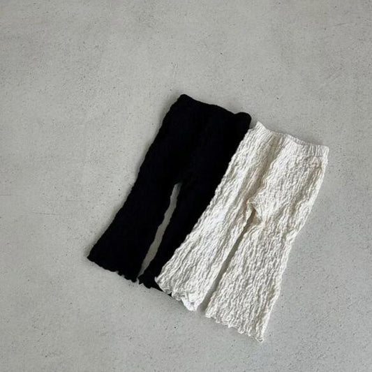 Kids Pleated Knit Pants キッズ プリーツニットパンツ【mh0004903】 DBKids ロングパンツ・スウェットパンツ