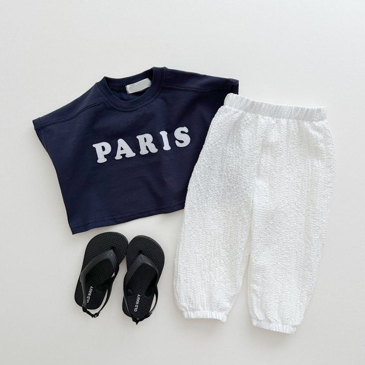 Kids Summer Long Pants キッズ サマー ロングパンツ【mh0005578】 White / 12M  80CM angou ロングパンツ・スウェットパンツ