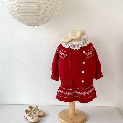 Knit Jacket & Skirt Set ニット ジャケット スカート セット【mh0012401】 Engepapa