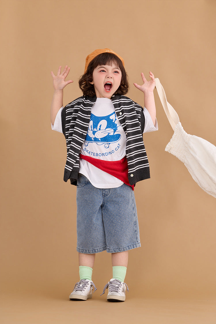 Knitted Single Breasted Vest ニット 前ボタン ベスト【mh0012373】 HEY BOOBII