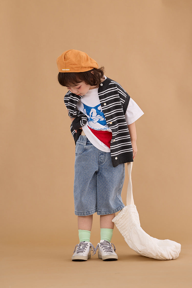 Knitted Single Breasted Vest ニット 前ボタン ベスト【mh0012373】 HEY BOOBII