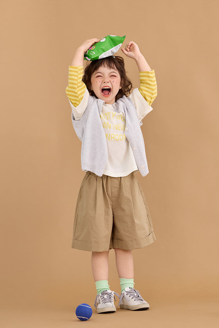 Knitted Single Breasted Vest ニット 前ボタン ベスト【mh0012373】 HEY BOOBII
