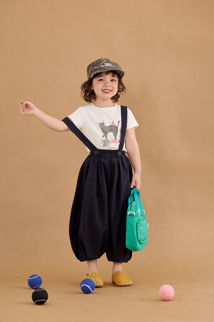 Korean Style Cropped Bloomers サルエル クロップドパンツ【mh0012384】 HEY BOOBII