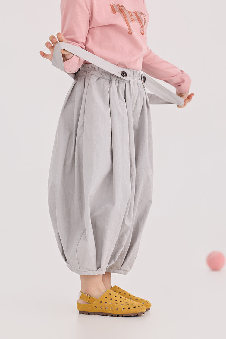 Korean Style Cropped Bloomers サルエル クロップドパンツ【mh0012384】 HEY BOOBII