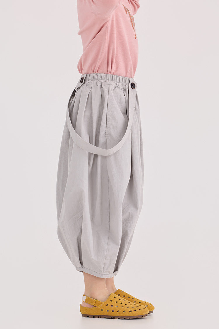 Korean Style Cropped Bloomers サルエル クロップドパンツ【mh0012384】 HEY BOOBII