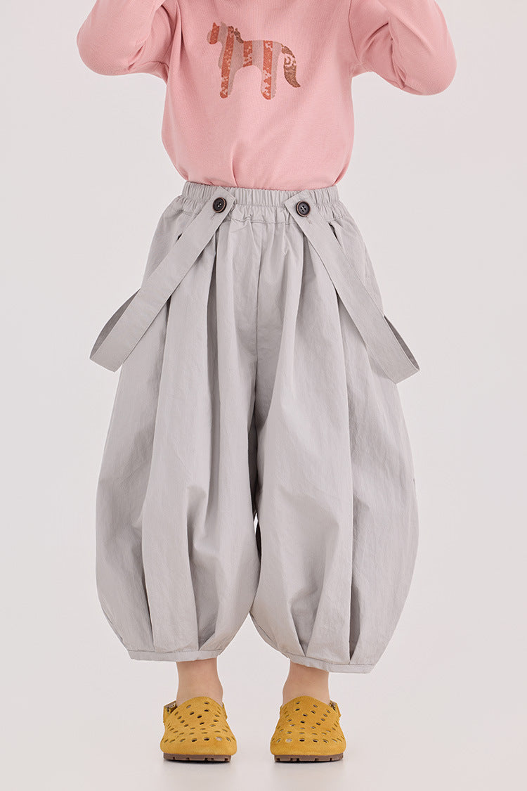 Korean Style Cropped Bloomers サルエル クロップドパンツ【mh0012384】 HEY BOOBII