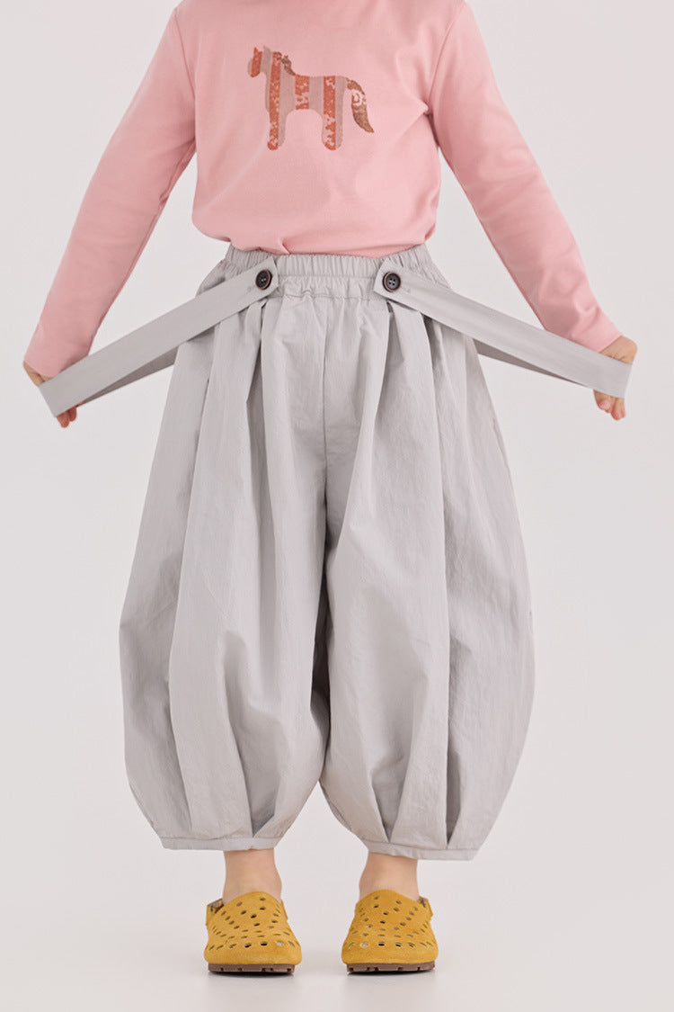 Korean Style Cropped Bloomers サルエル クロップドパンツ【mh0012384】 HEY BOOBII