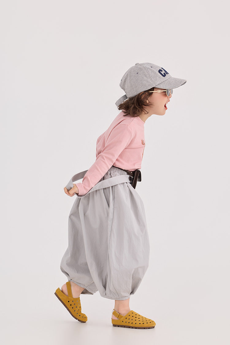 Korean Style Cropped Bloomers サルエル クロップドパンツ【mh0012384】 HEY BOOBII