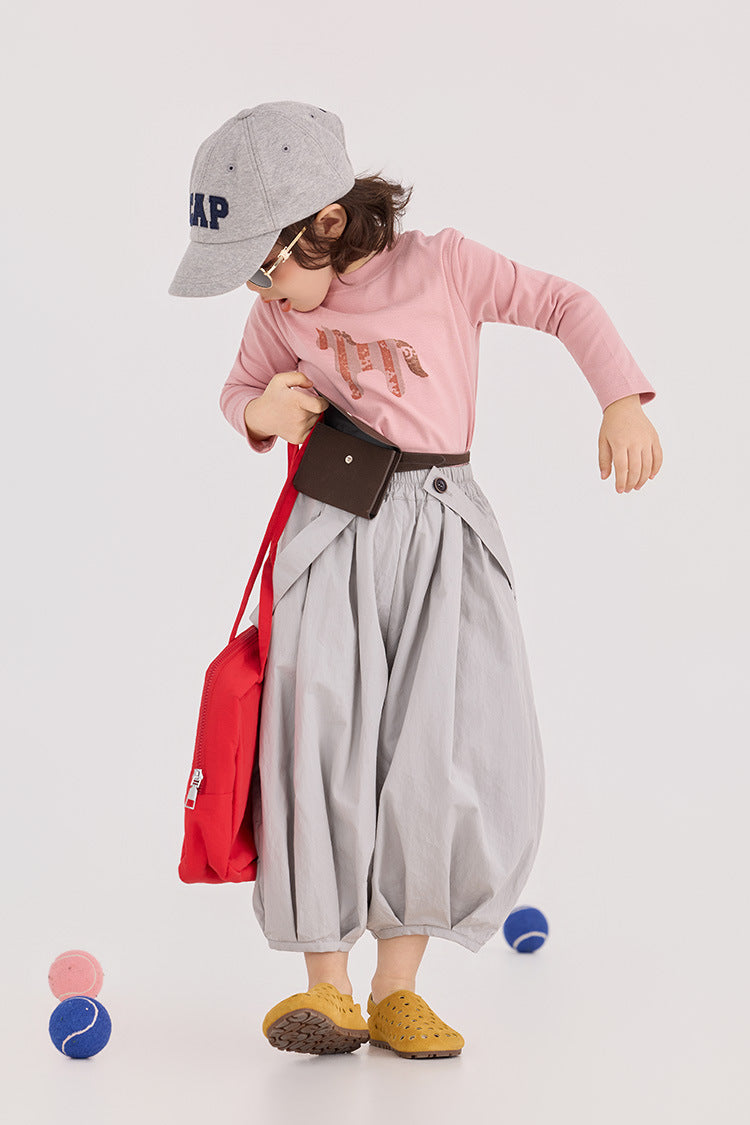 Korean Style Cropped Bloomers サルエル クロップドパンツ【mh0012384】 HEY BOOBII