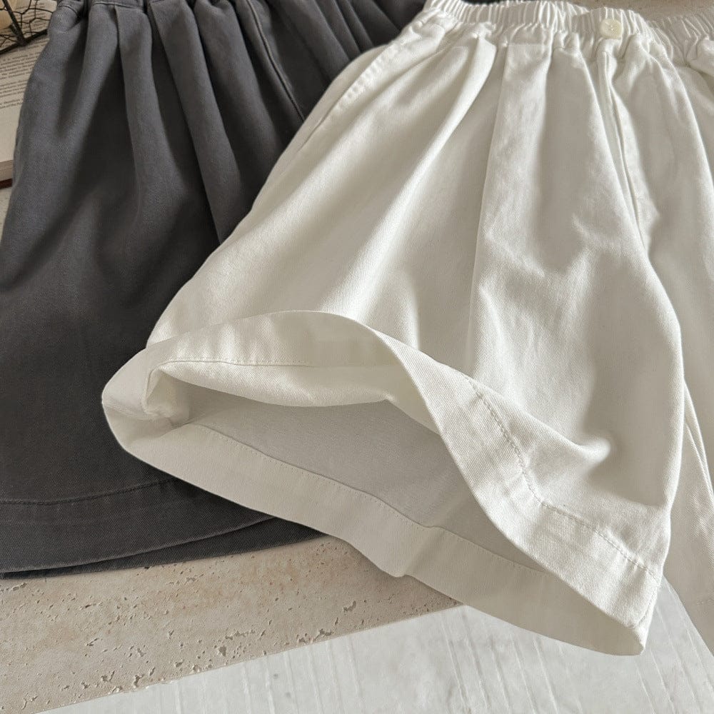 ロングパンツ・スウェットパンツ ルーズフレアワイドレッグショートパンツキュロット【mh0010046】